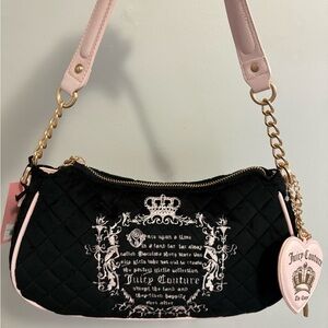 Juicy Couture Black Fairy Tale Shoulder Bag